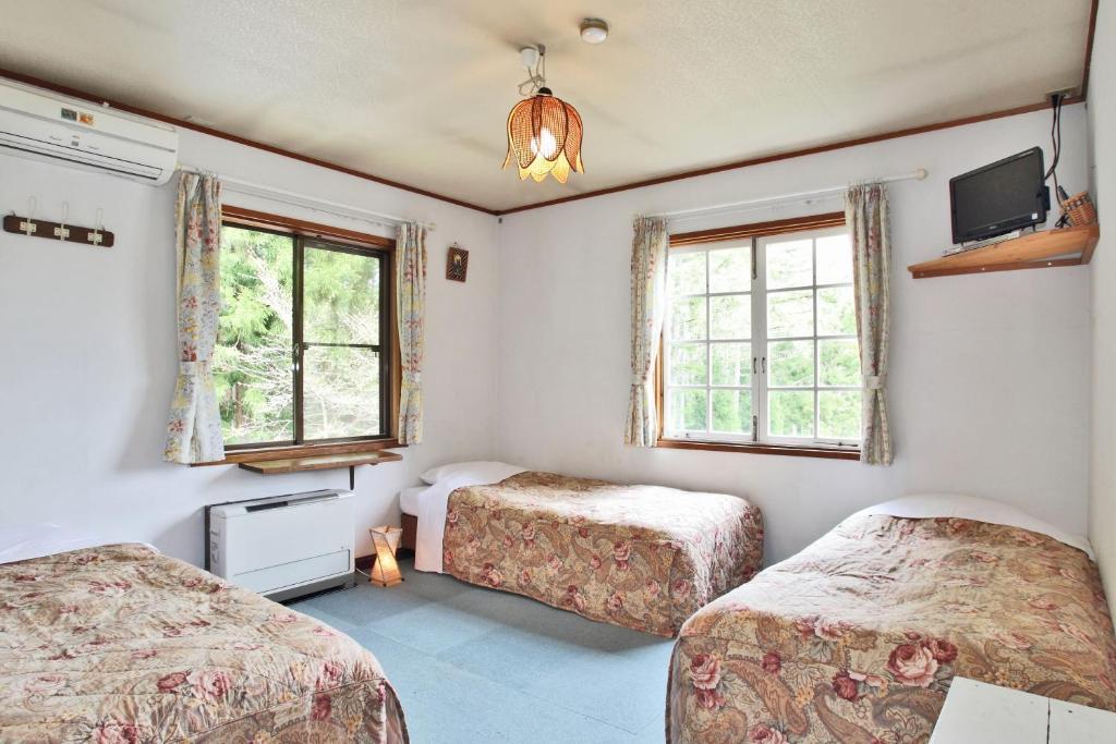 하쿠바 ペンション ちゃうちゃう B&B 객실 사진