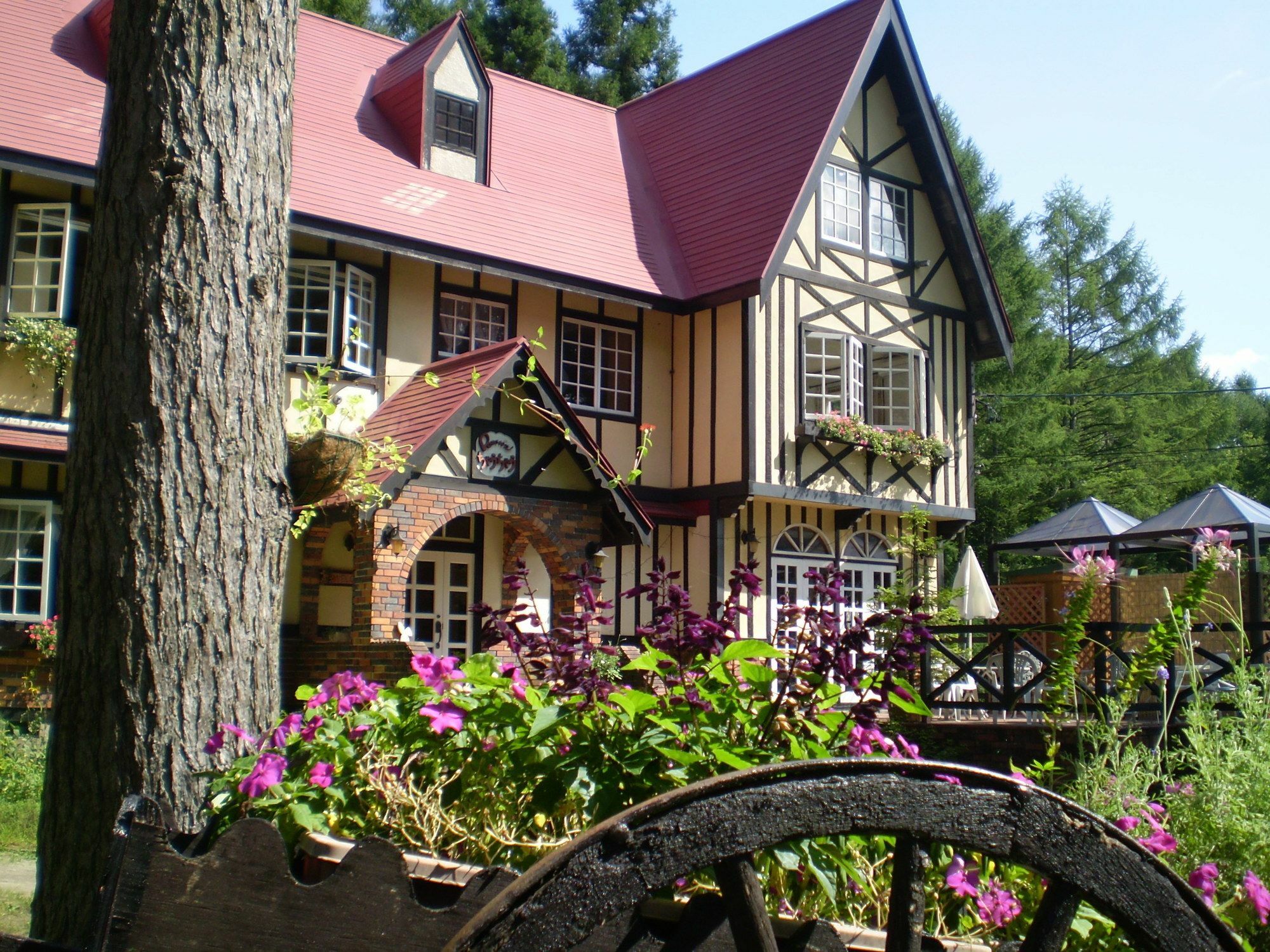 하쿠바 ペンション ちゃうちゃう B&B 외부 사진